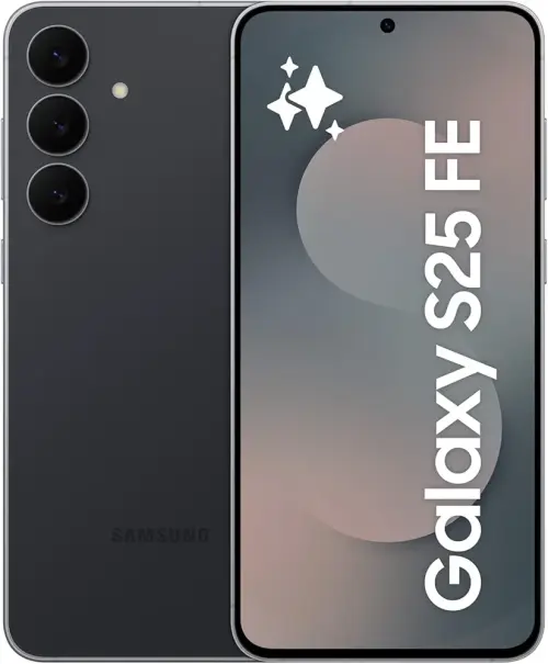 Samsung Galaxy S25 FE AI Phone, Jetblack, 8GB RAM, 256GB Storage, 50MP Camera